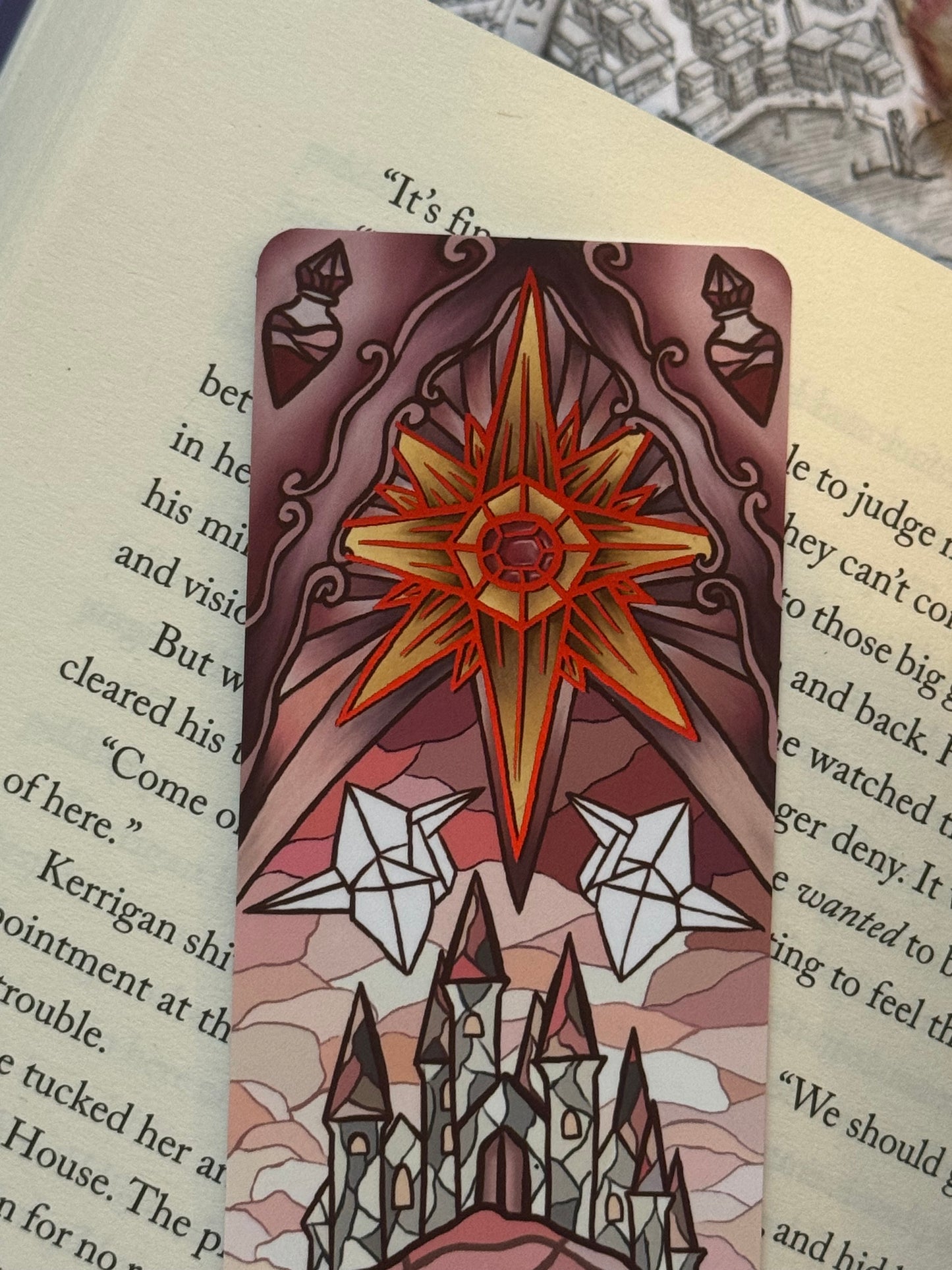 Alchemised inspired foiled bookmarks