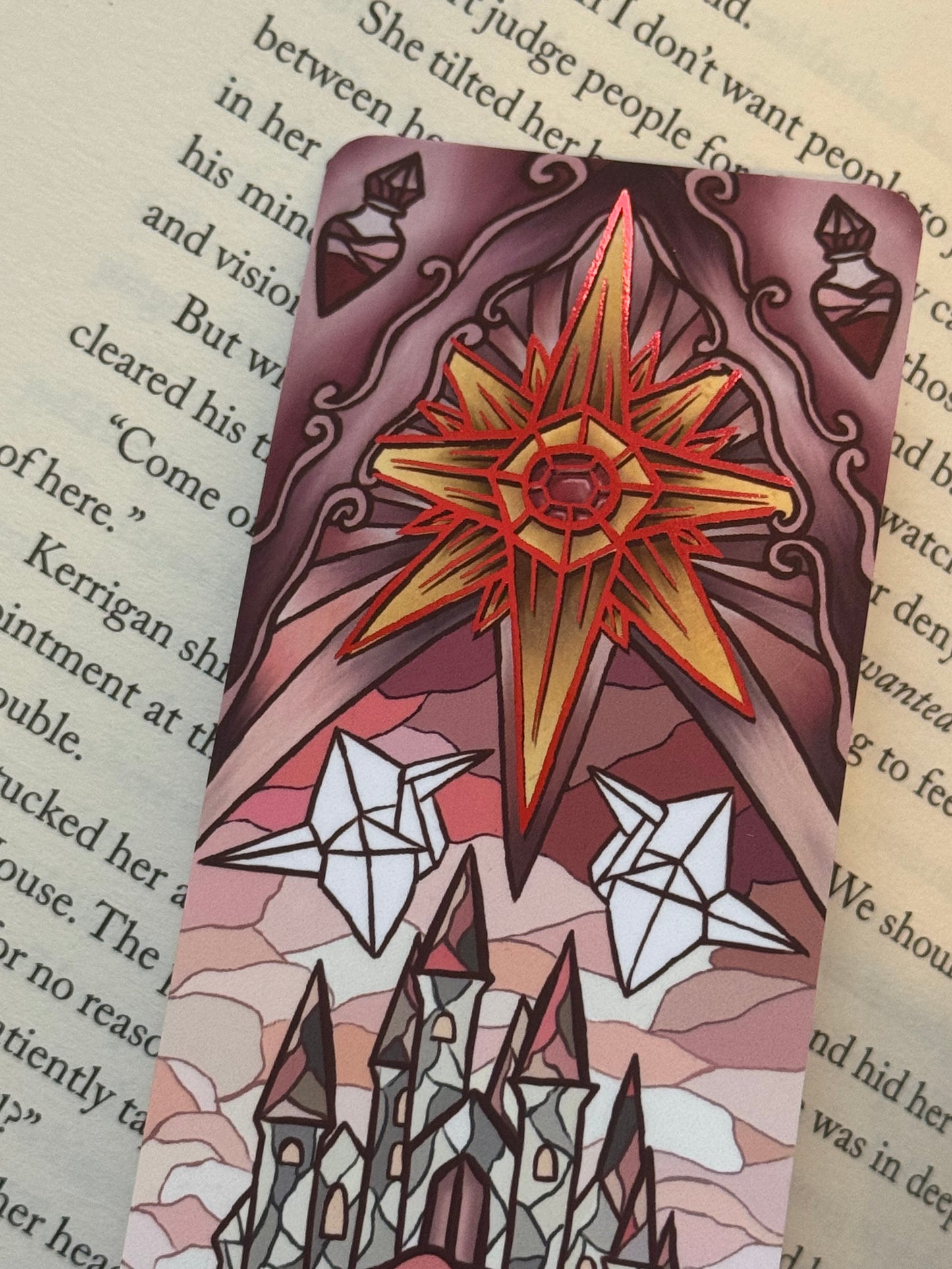 Alchemised inspired foiled bookmarks