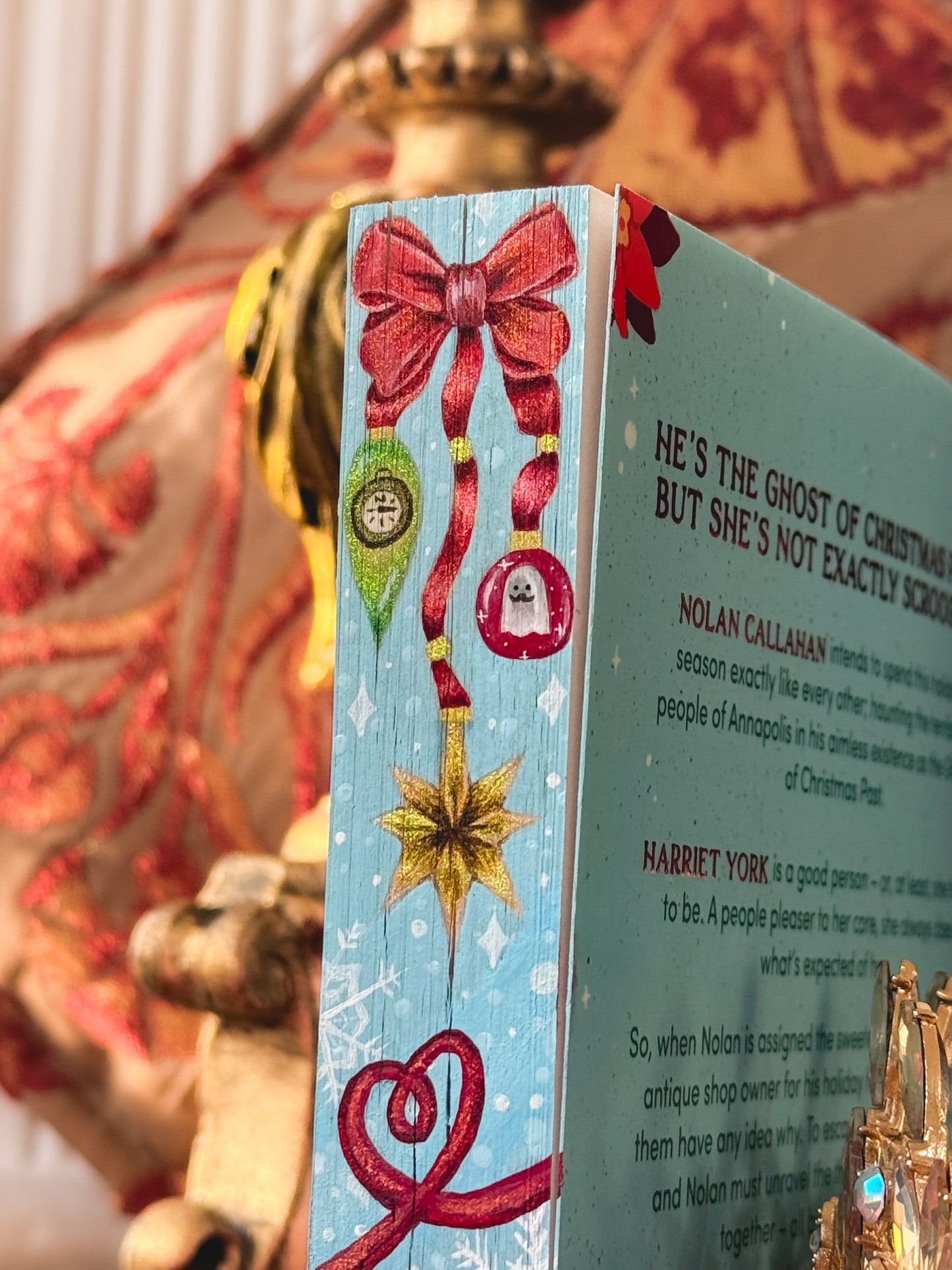 Good Spirits by B K Borison Hand Painted Edge with Glitter Effect