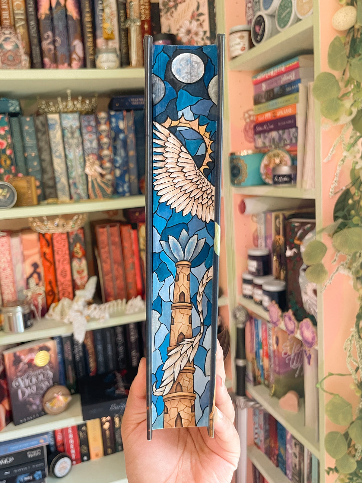 This Kingdom Will Not Kill Me by Ilona Andrews Hand Painted Edge with glitter effect