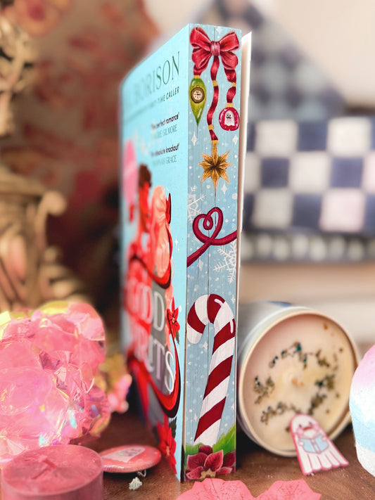 Good Spirits by B K Borison Hand Painted Edge with Glitter Effect