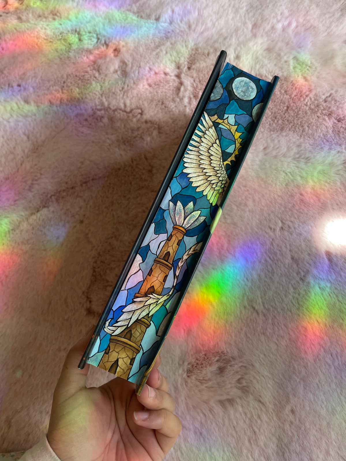 This Kingdom Will Not Kill Me by Ilona Andrews Hand Painted Edge with glitter effect