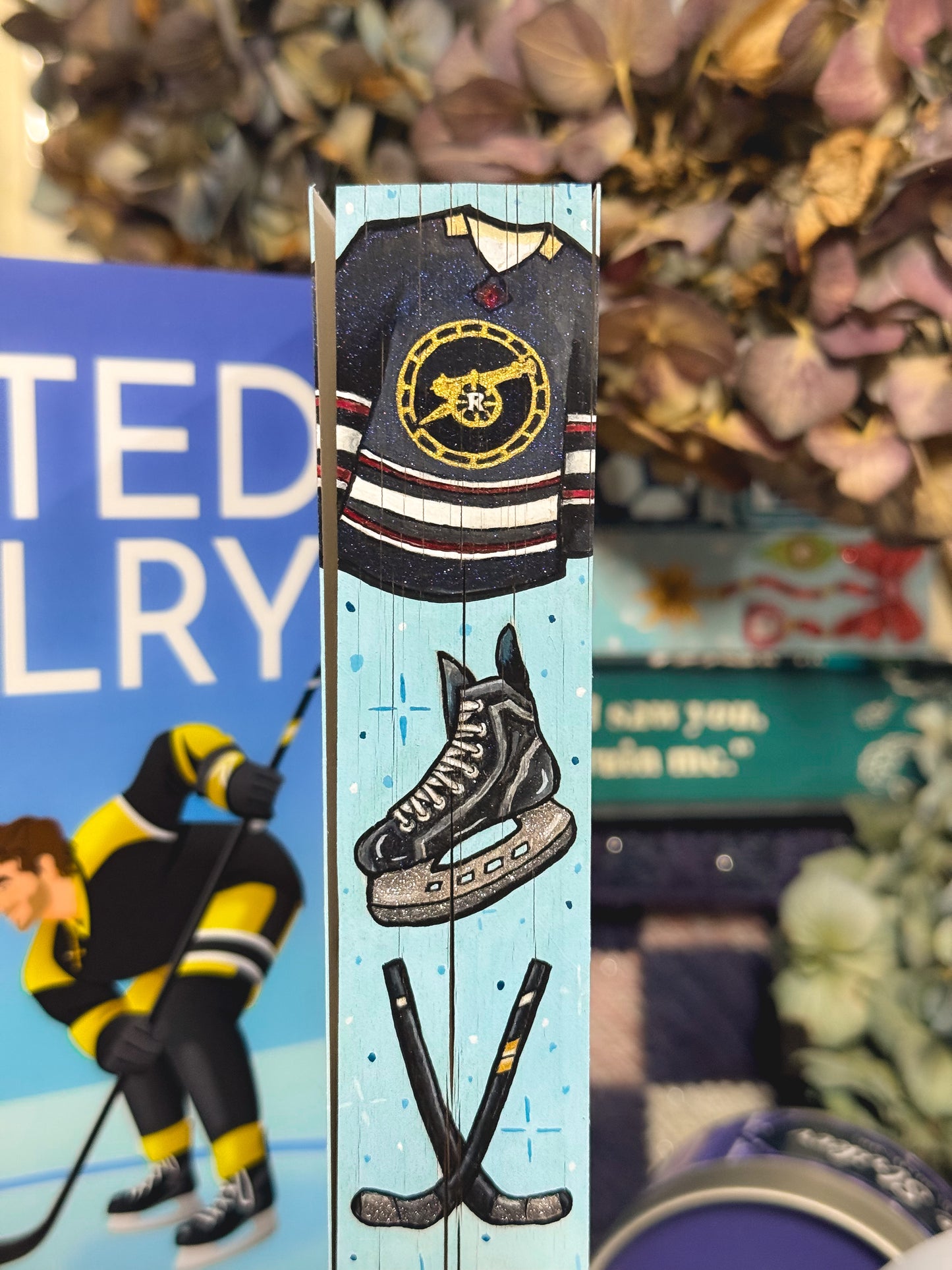 Payment Plan Heated Rivalry by Rachel Reid Hand Painted Edge with glitter effect