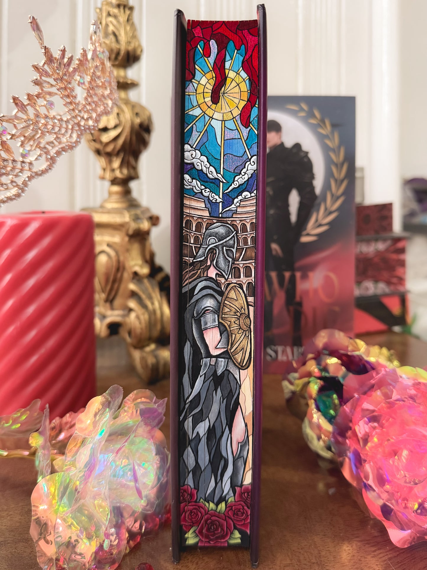 Payment Plan We Who Will Die by Stacia Stark Hand Painted Edge