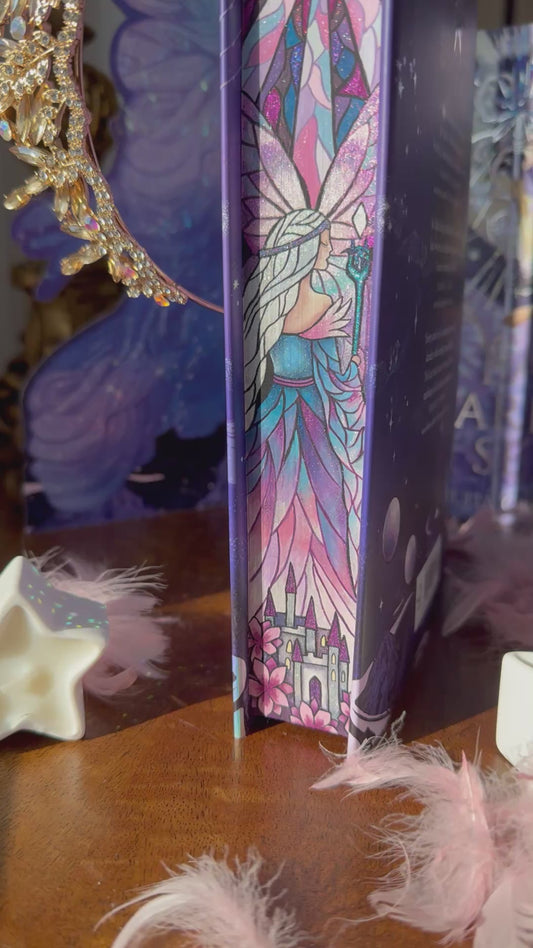 The Last Starborn Seer by Venetia Constantine Hand Painted Edge with glitter effect